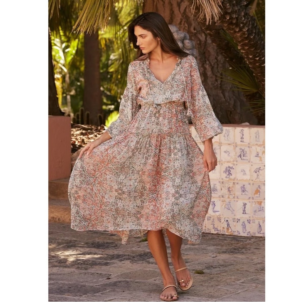 NWT MISA Maxi Dress - Tasia Ombré Tapestry